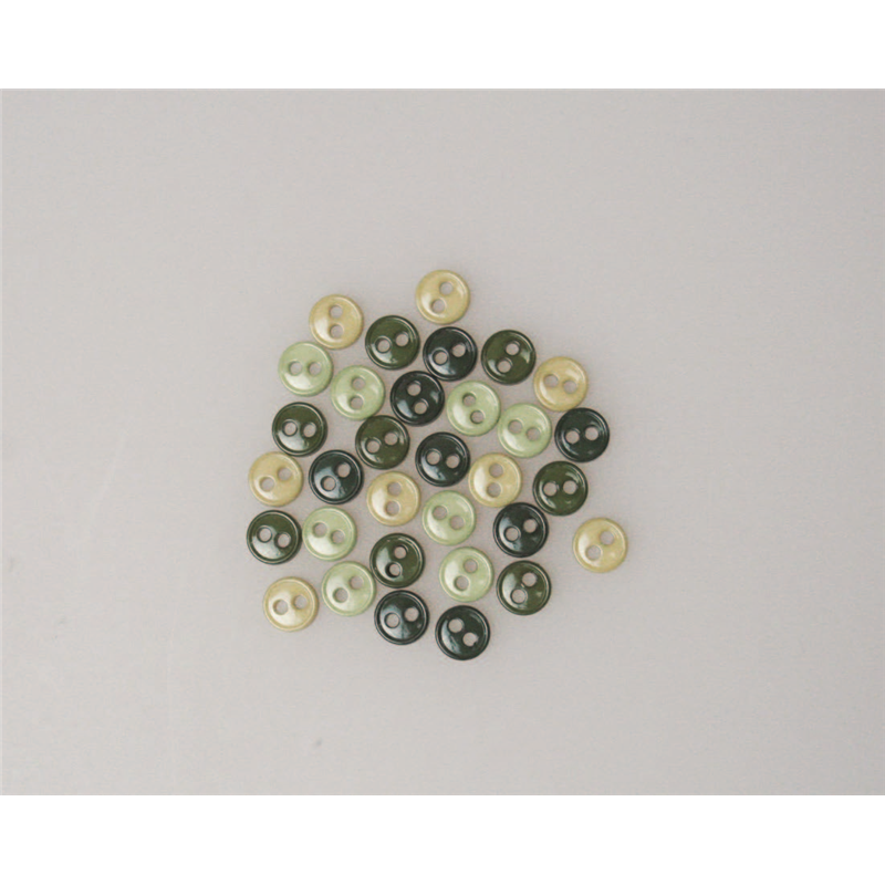 日本紐釦貿易(Nippon Chuko) キャンディボタン グリーンティー 丸小 つや有り 32個 CG1502 1袋（ご注文単位1袋）【直送品】