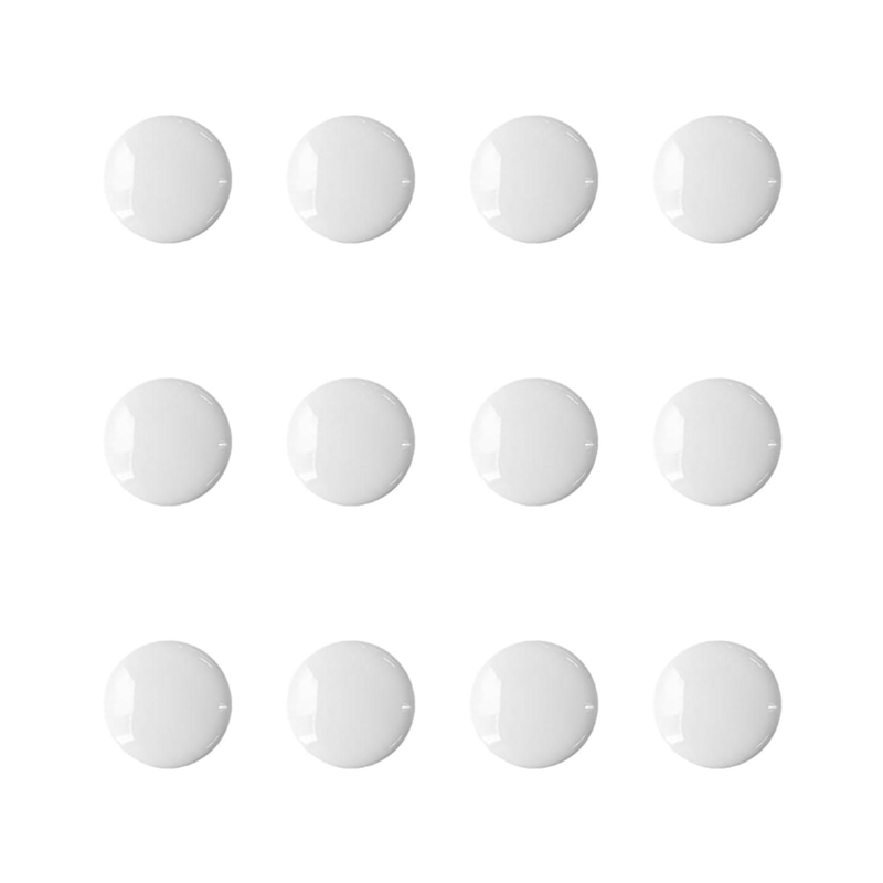 日本紐釦貿易(Nippon Chuko) カラー トンネル穴ボタン 11.5mm 12個 白 CG3400-11-01 1袋(ご注文単位1袋)【直送品】