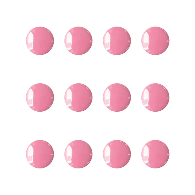 日本紐釦貿易(Nippon Chuko) カラー トンネル穴ボタン 11.5mm 12個 ピンク CG3400-11-13 1袋（ご注文単位1袋）【直送品】