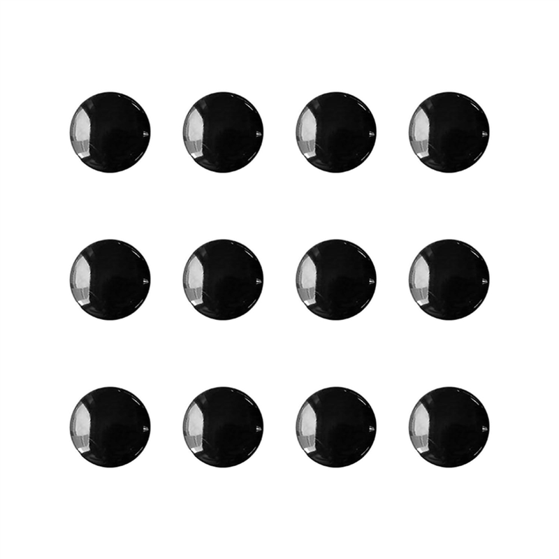 日本紐釦貿易(Nippon Chuko) カラー トンネル穴ボタン 11.5mm 12個 ブラック CG3400-11-09 1袋（ご注文単位1袋）【直送品】