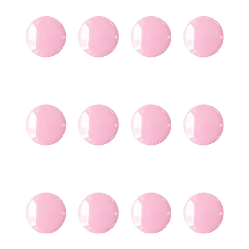 日本紐釦貿易(Nippon Chuko) カラー トンネル穴ボタン 13mm 12個 薄ピンク CG3400-13-11 1袋（ご注文単位1袋）【直送品】