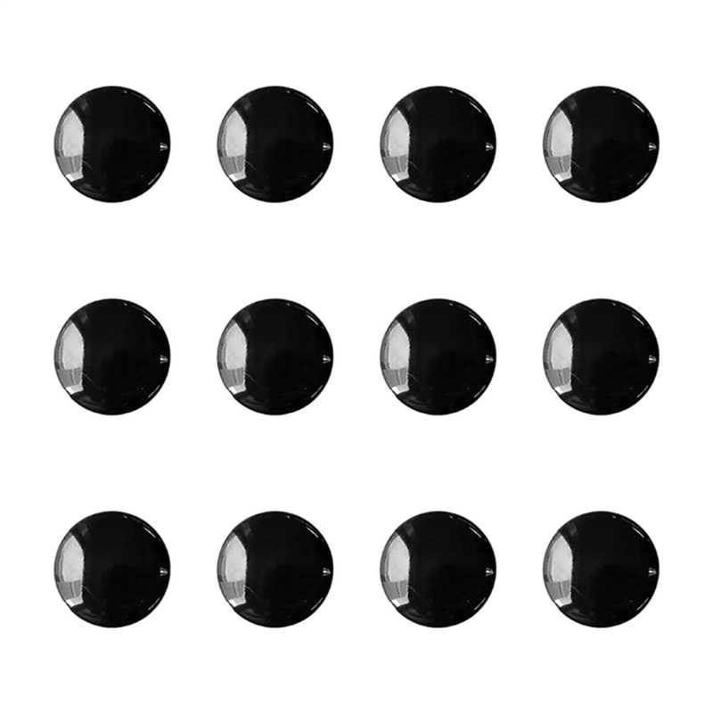 日本紐釦貿易(Nippon Chuko) カラー トンネル穴ボタン 13mm 12個 ブラック CG3400-13-09 1袋（ご注文単位1袋）【直送品】