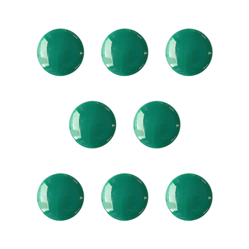 日本紐釦貿易(Nippon Chuko) カラー トンネル穴ボタン 15mm 8個 グリーン CG3400-15-63 1袋（ご注文単位1袋）【直送品】