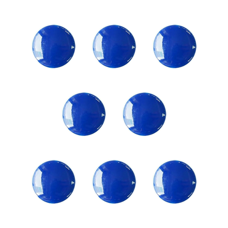 日本紐釦貿易(Nippon Chuko) カラー トンネル穴ボタン 15mm 8個 ブルー CG3400-15-52 1袋（ご注文単位1袋）【直送品】