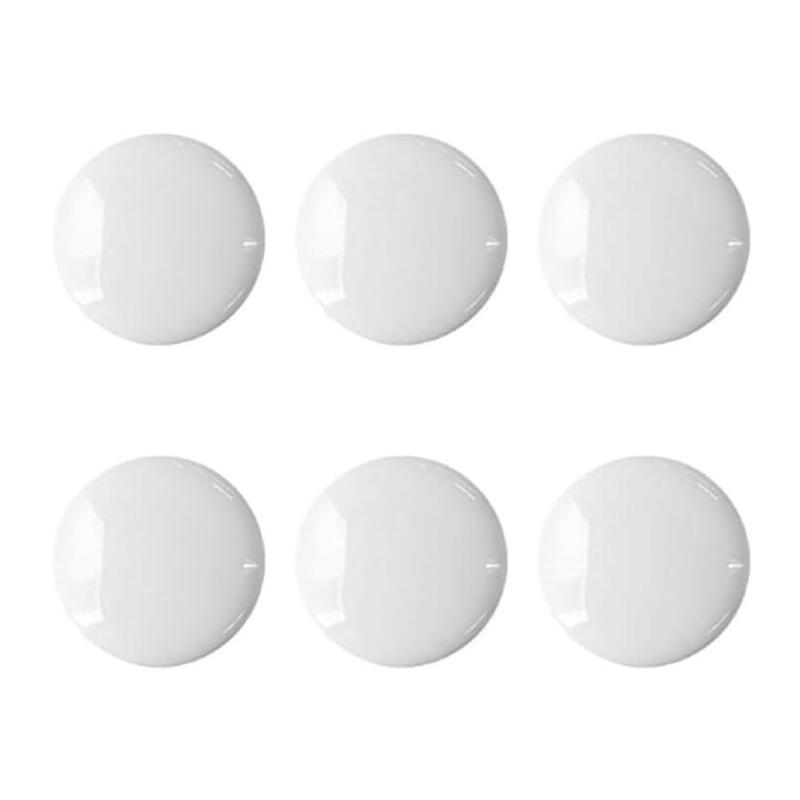 日本紐釦貿易(Nippon Chuko) カラー トンネル穴ボタン 21mm 6個 白 CG3400-21-01 1袋(ご注文単位1袋)【直送品】