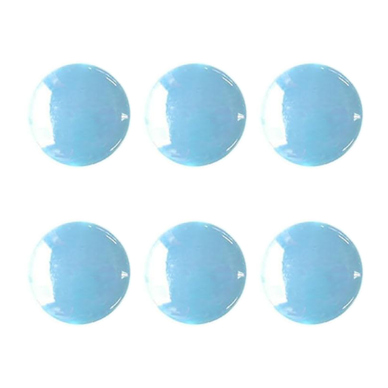 日本紐釦貿易(Nippon Chuko) カラー トンネル穴ボタン 21mm 6個 スカイブルー CG3400-21-51 1袋（ご注文単位1袋）【直送品】