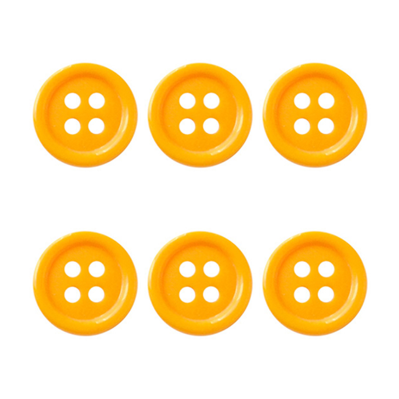 日本紐釦貿易(Nippon Chuko) カラーボタン 21mm 6個 山吹 CG1700-21-38 1袋（ご注文単位1袋）【直送品】