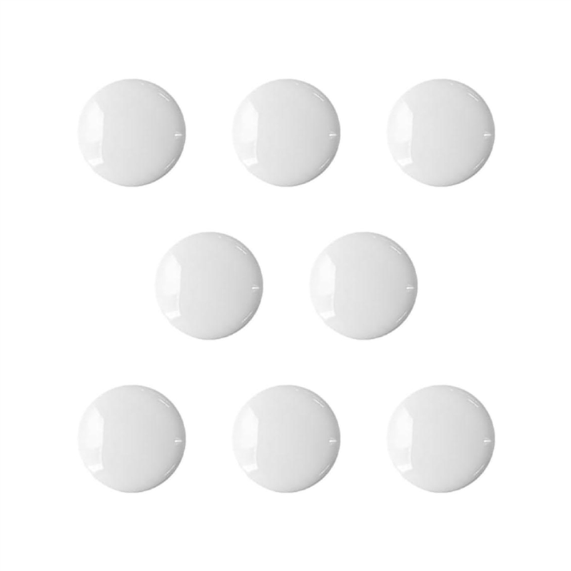 日本紐釦貿易(Nippon Chuko) カラー トンネル穴ボタン 15mm 8個 白 CG3400-15-01 1袋(ご注文単位1袋)【直送品】