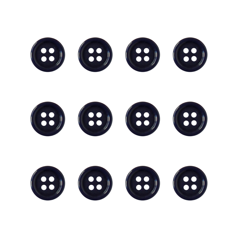 日本紐釦貿易(Nippon Chuko) カラーボタン 11.5mm 12個 紺 CG1700-11-58 1袋（ご注文単位1袋）【直送品】