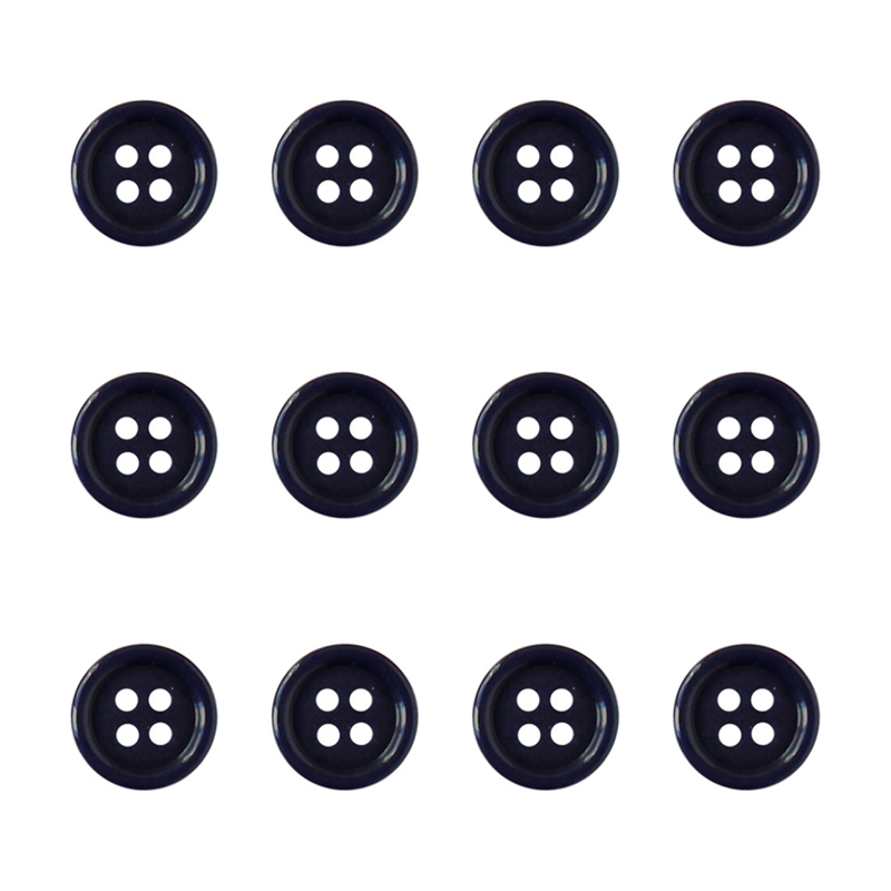 日本紐釦貿易(Nippon Chuko) カラーボタン 13mm 12個 紺 CG1700-13-58 1袋（ご注文単位1袋）【直送品】