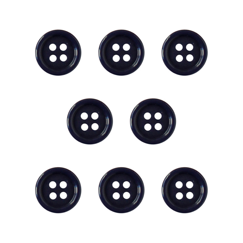 日本紐釦貿易(Nippon Chuko) カラーボタン 15mm 8個 紺 CG1700-15-58 1袋（ご注文単位1袋）【直送品】