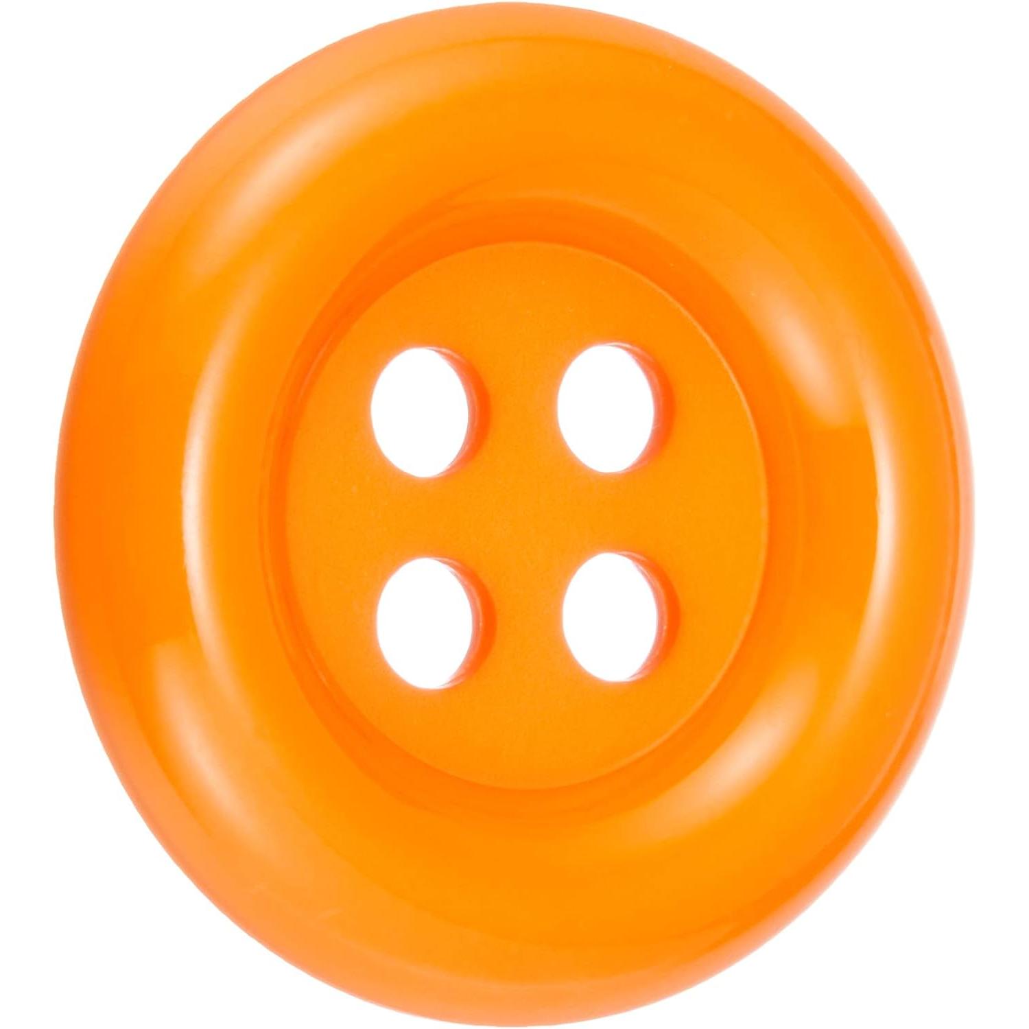 日本紐釦貿易 DEKAぼたん デカボタン φ40mm 2個入 CG1570-OR （ご注文単位1束）【直送品】