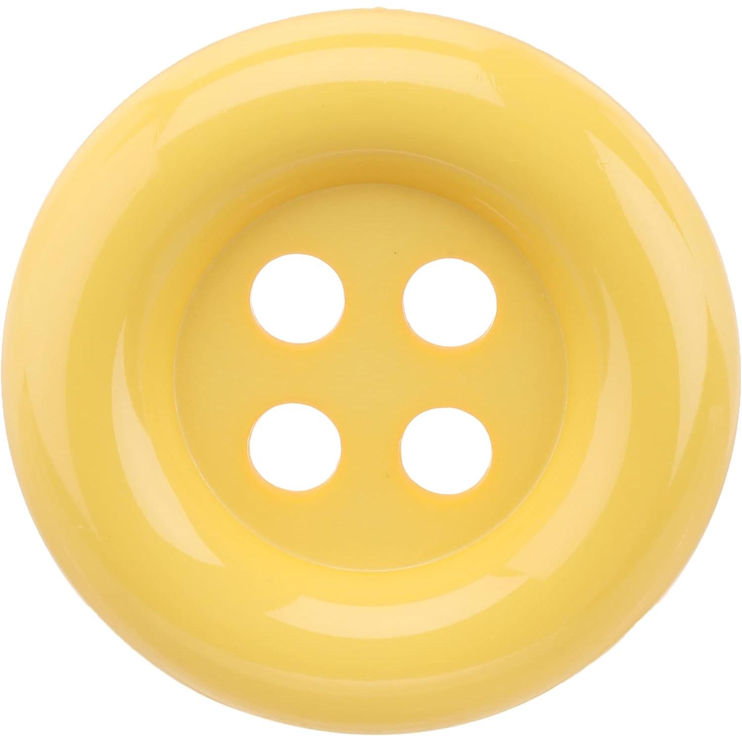 日本紐釦貿易 DEKAぼたん デカボタン φ40mm 2個入 CG1570-Y （ご注文単位1束）【直送品】