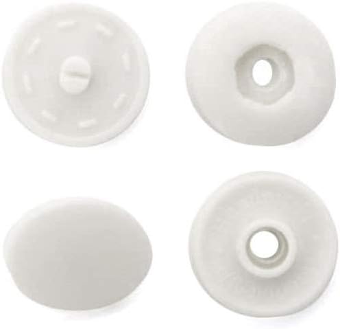 日本紐釦貿易 イージースナップボタン φ13mm 12組 白 F12-301 （ご注文単位1束）【直送品】