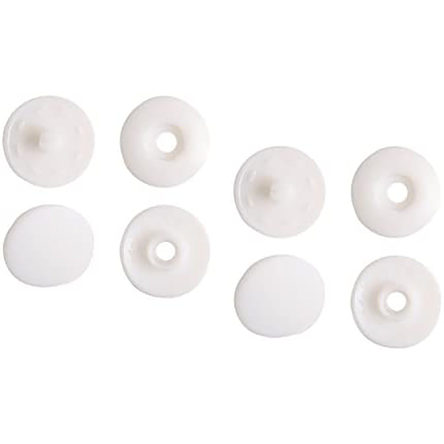 日本紐釦貿易 イージースナップボタン φ13mm お徳用100組 白 F12-301-100 （ご注文単位1束）【直送品】