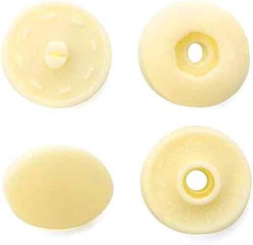 日本紐釦貿易 イージースナップボタン φ13mm 12組 クリーム F12-303 （ご注文単位1束）【直送品】
