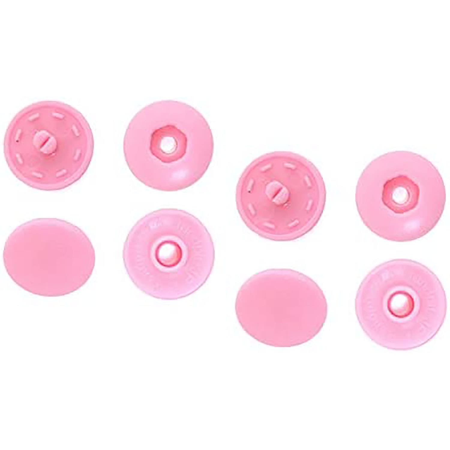 日本紐釦貿易 イージースナップボタン100組入り φ13mm 濃ピンク F12-306-100 （ご注文単位1束）【直送品】