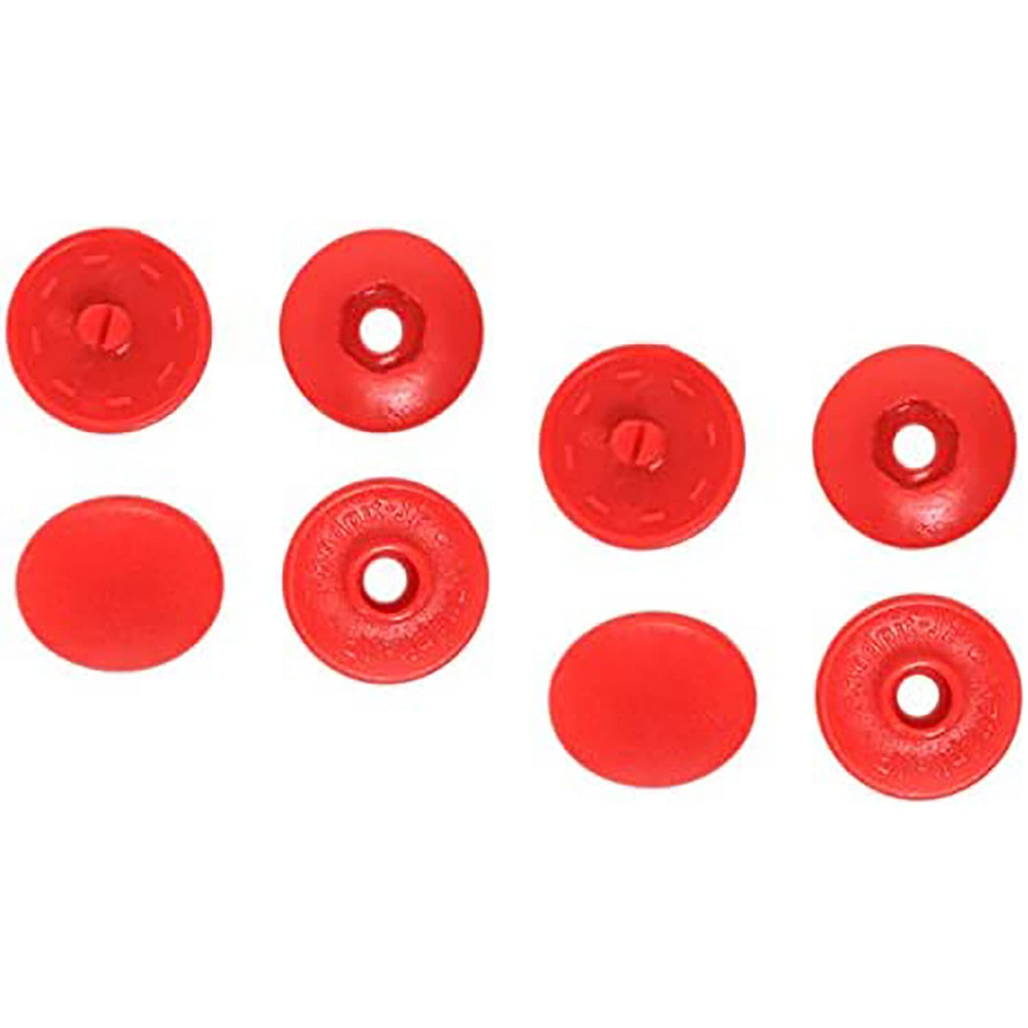 日本紐釦貿易 イージースナップボタン100組入り φ13mm 赤 F12-309-100 （ご注文単位1束）【直送品】