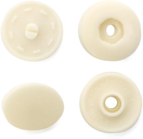 日本紐釦貿易 イージースナップボタン ミニサイズ 12組入 φ1cm ベージュ F12-404 （ご注文単位1束）【直送品】