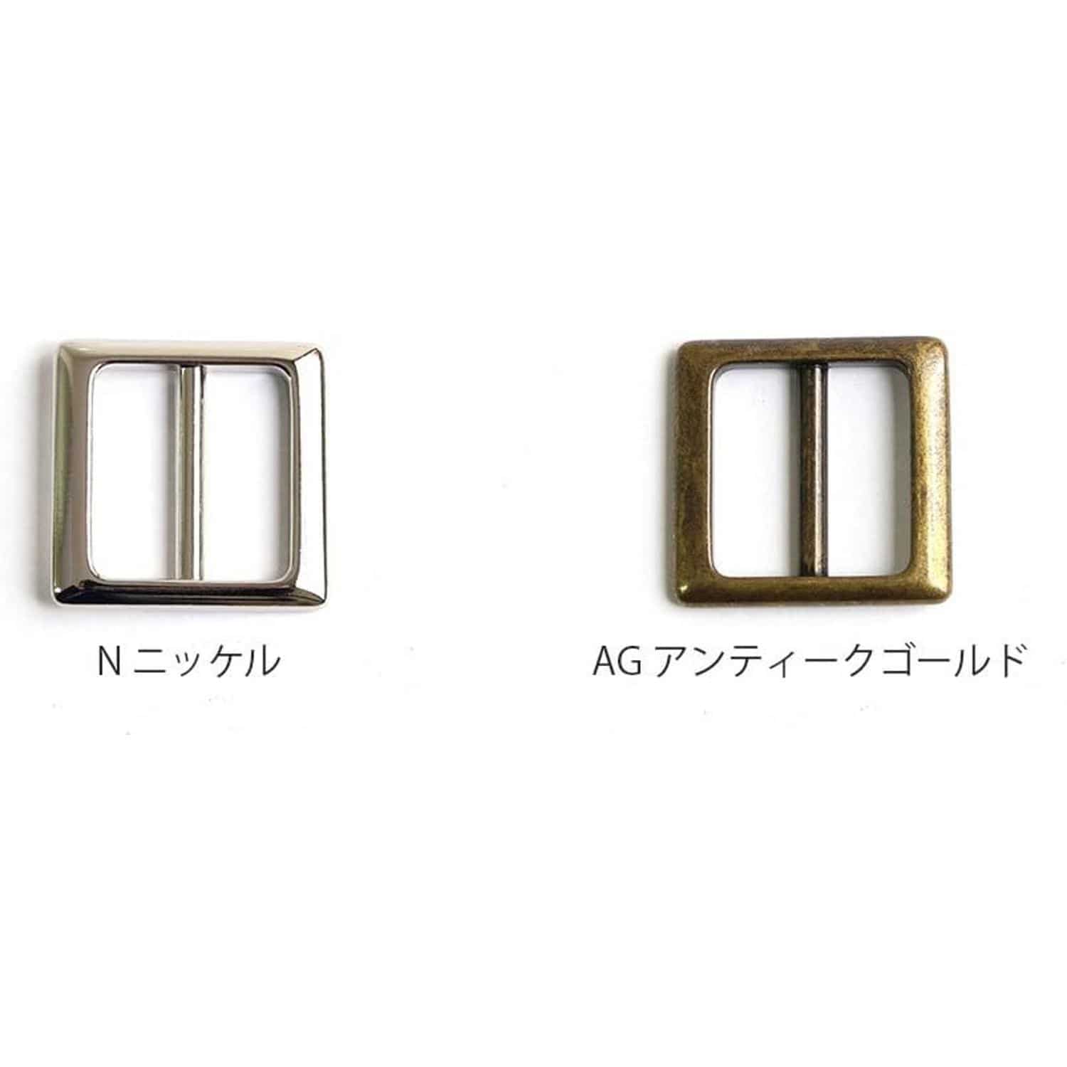 日本紐釦貿易 バックル ニッケル 21mm 2個入 MP3748-21N (ご注文単位1束)【直送品】