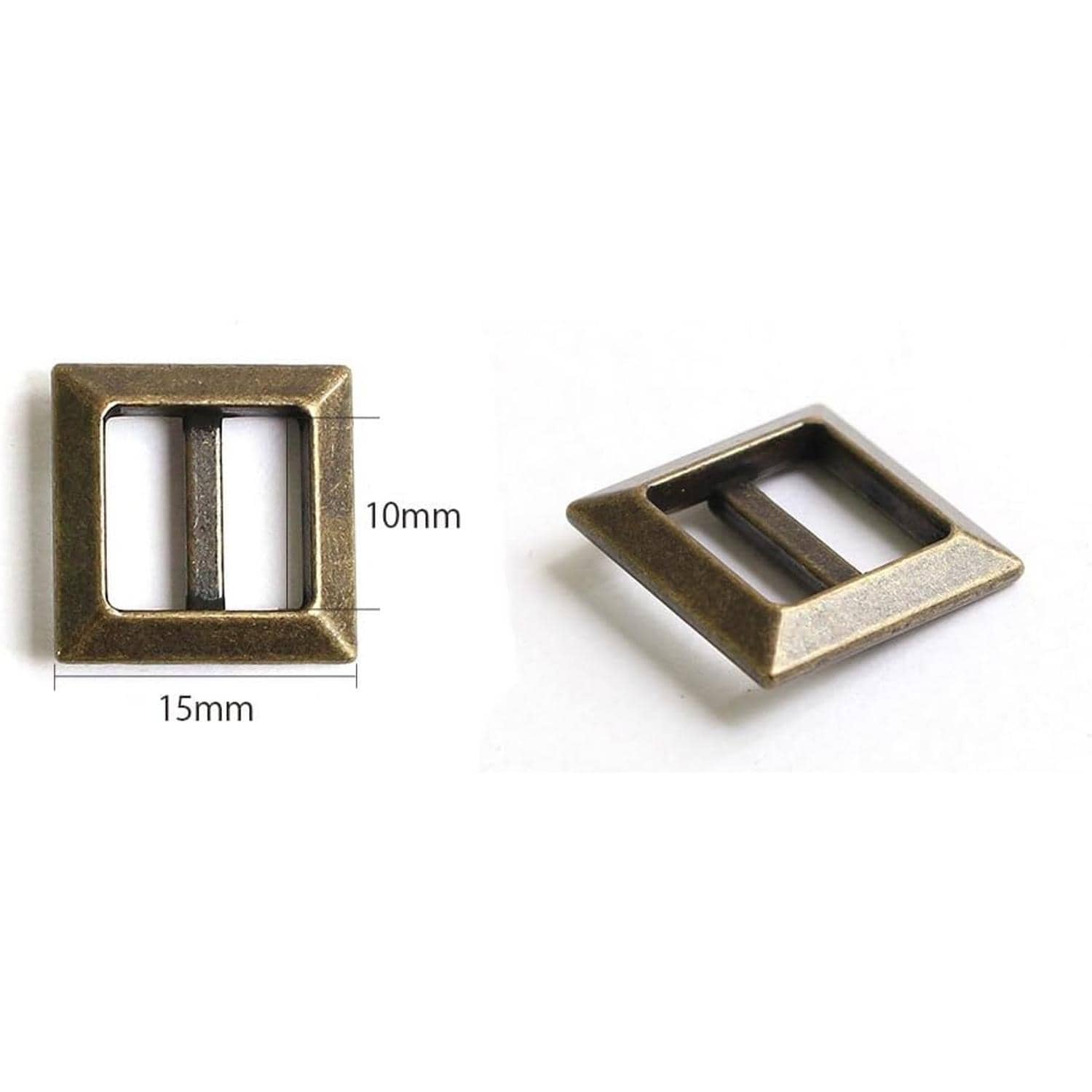 日本紐釦貿易 バックル ニッケル 10mm 2個入 KBC9022-10N (ご注文単位1束)【直送品】