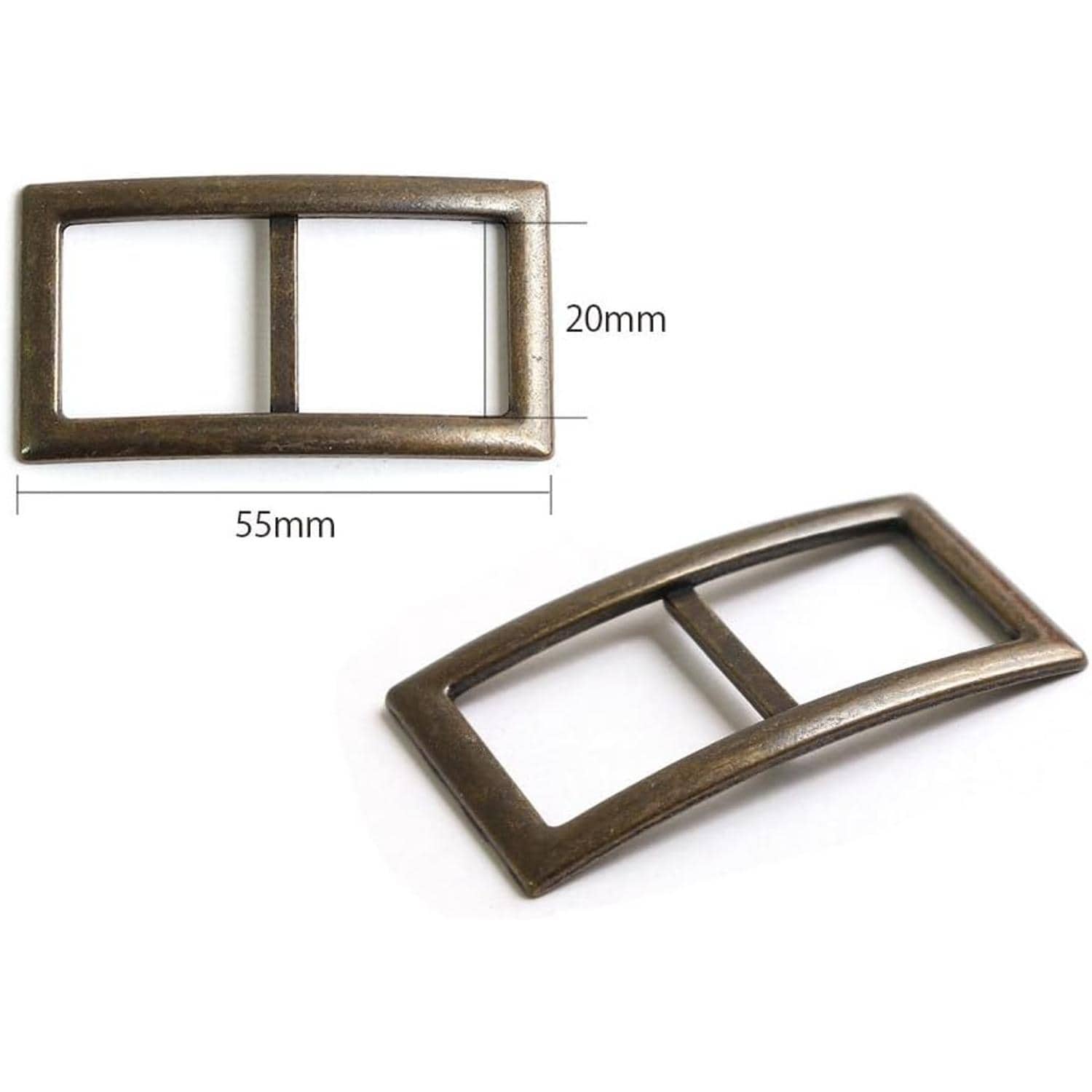 日本紐釦貿易 バックル ニッケル 20mm 1個入 KBC9025-20N (ご注文単位1束)【直送品】