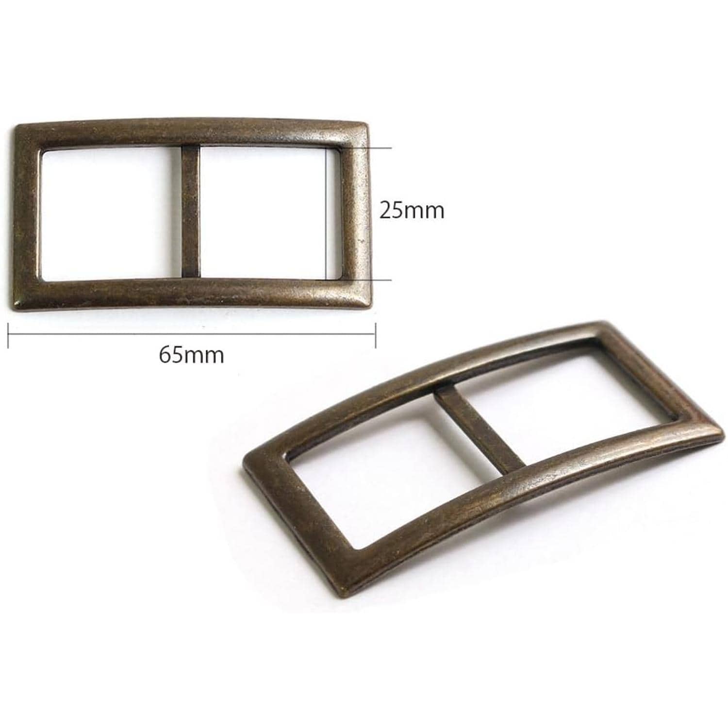 日本紐釦貿易 バックル アンティークゴールド 25mm 1個入 KBC9025-25AG (ご注文単位1束)【直送品】