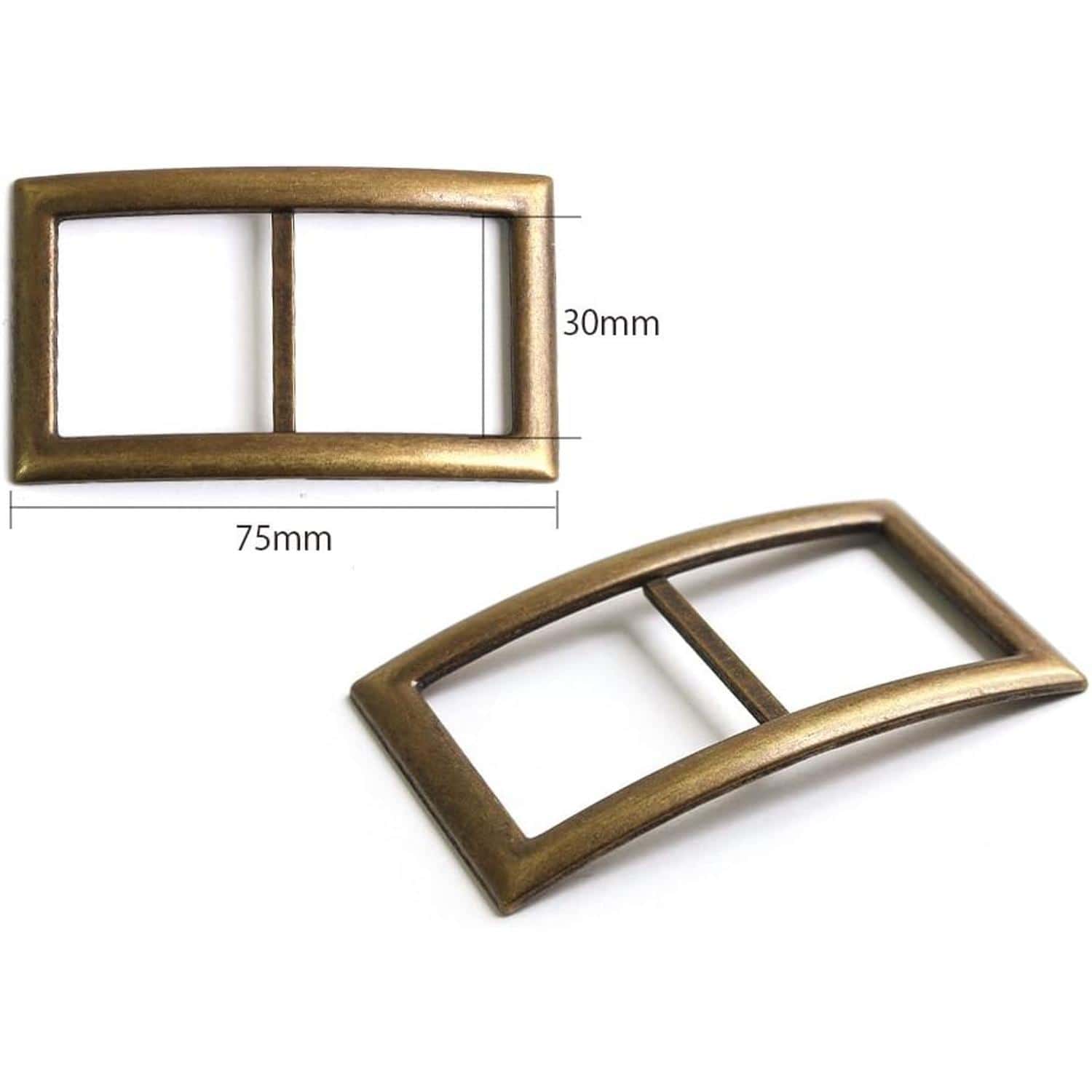 日本紐釦貿易 バックル ニッケル 30mm 1個入 KBC9025-30N (ご注文単位1束)【直送品】