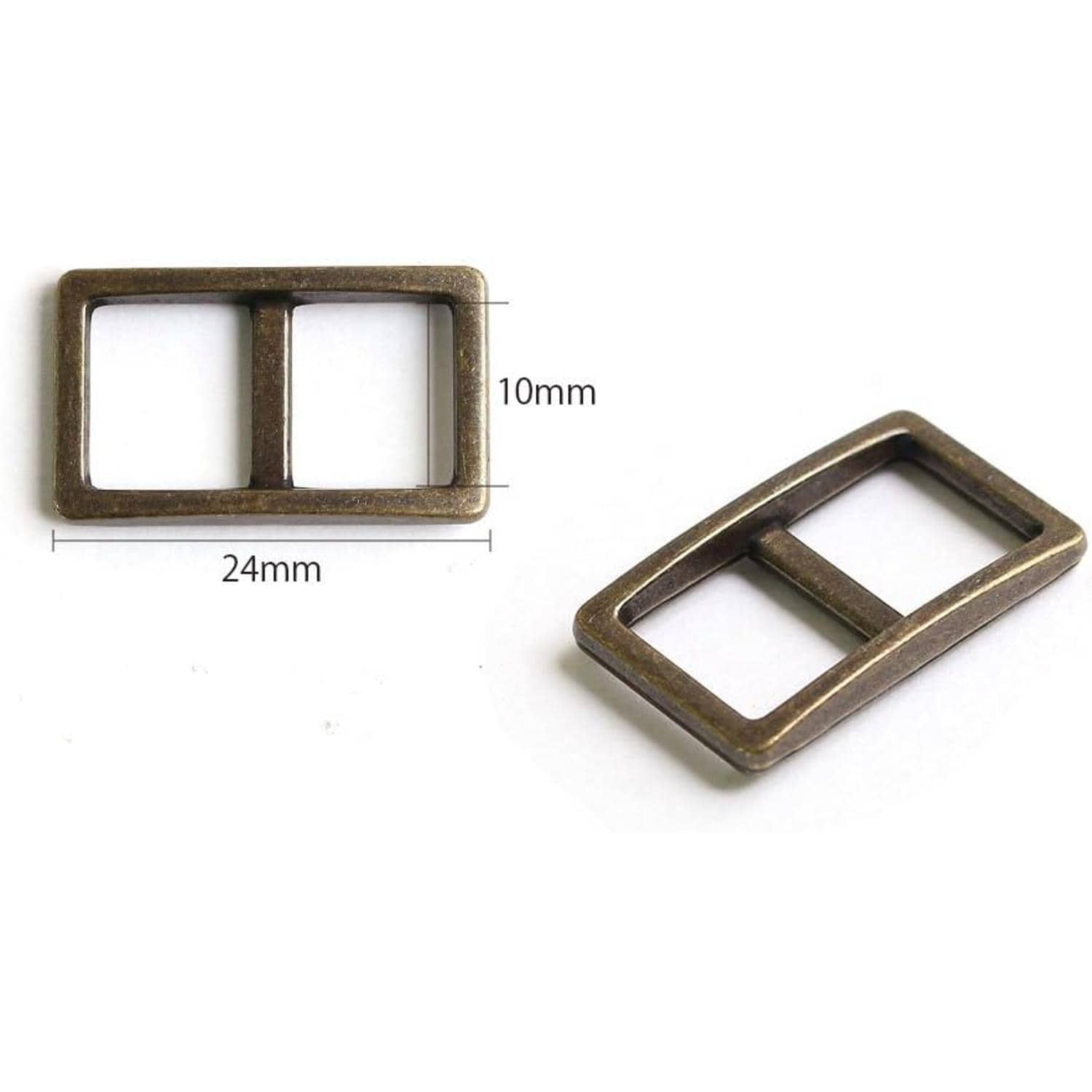 日本紐釦貿易 バックル ニッケル 10mm 2個入 KBC9020-10N (ご注文単位1束)【直送品】
