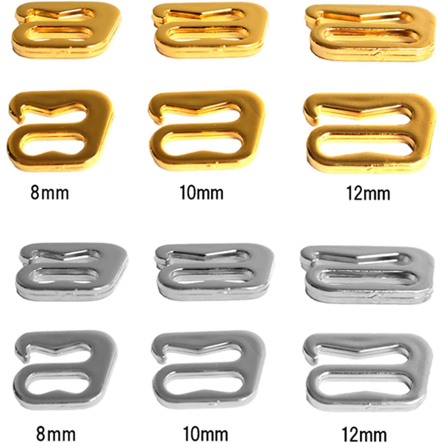 日本紐釦貿易 ゼットカン ゴールド 8mm 100個 SGM-F8-96 （ご注文単位1束）【直送品】