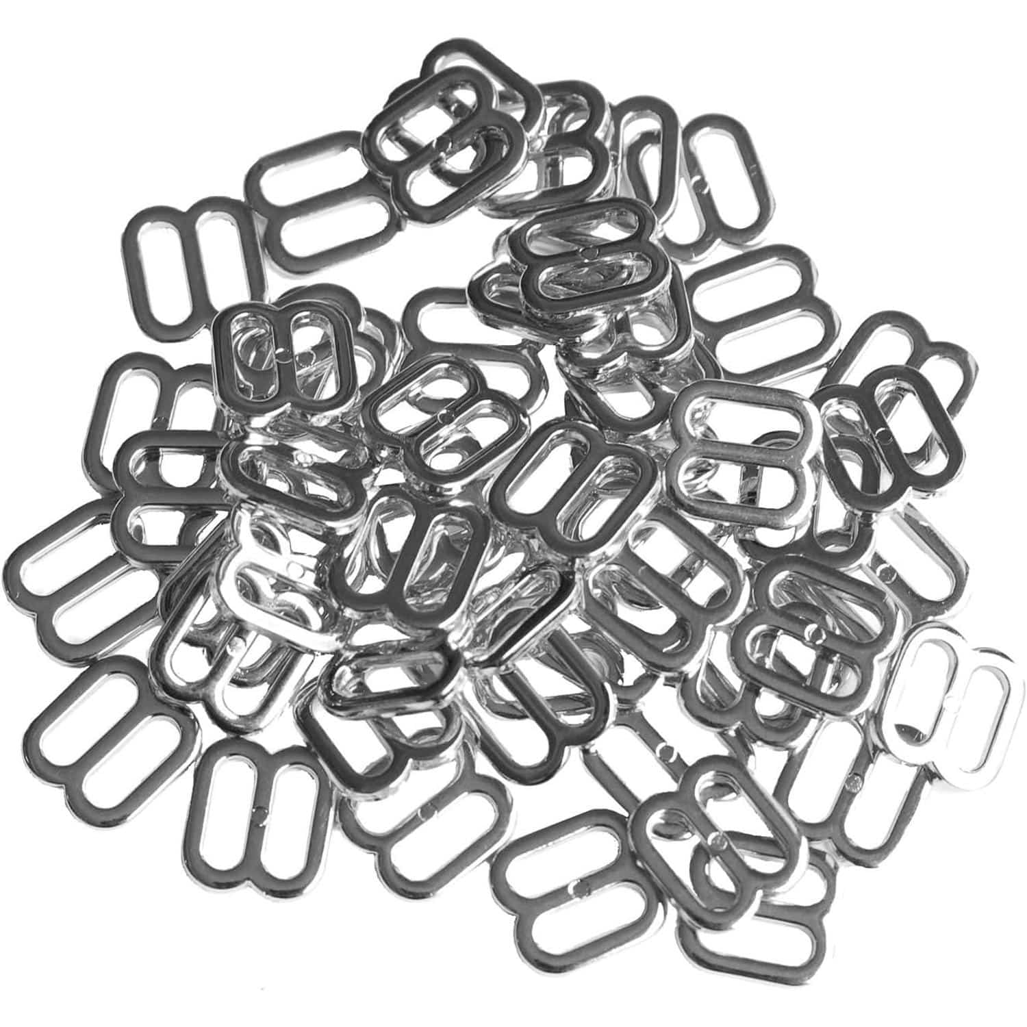 日本紐釦貿易 エイトカン シルバー 8mm 100個 SGM-F8-107 （ご注文単位1束）【直送品】