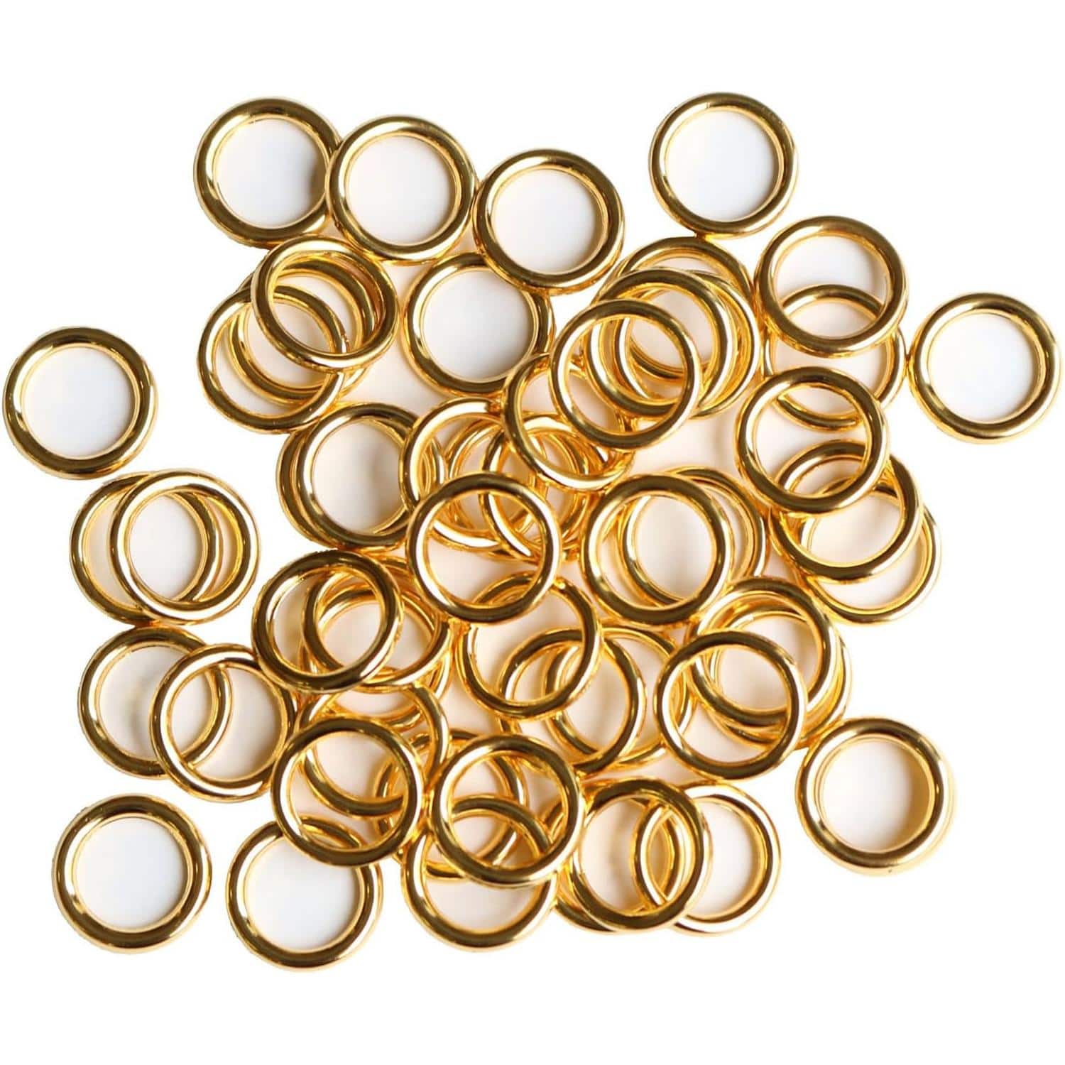 日本紐釦貿易 リングカン ゴールド 8mm 100個 SGM-F8-120 （ご注文単位1束）【直送品】