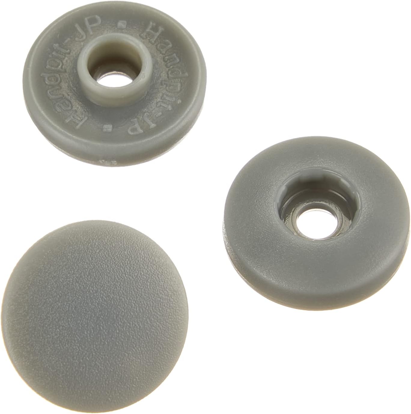 日本紐釦貿易 イージースナップボタン グレー φ13mm 12組入 F12-315 （ご注文単位1束）【直送品】