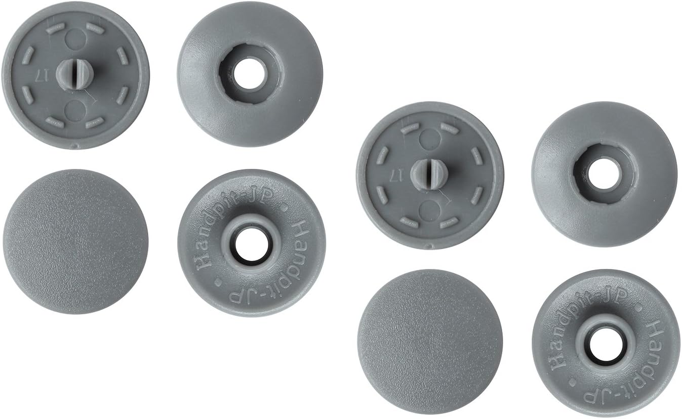 日本紐釦貿易 イージースナップボタン グレー φ13mm 100組入 F12-315-100 （ご注文単位1束）【直送品】