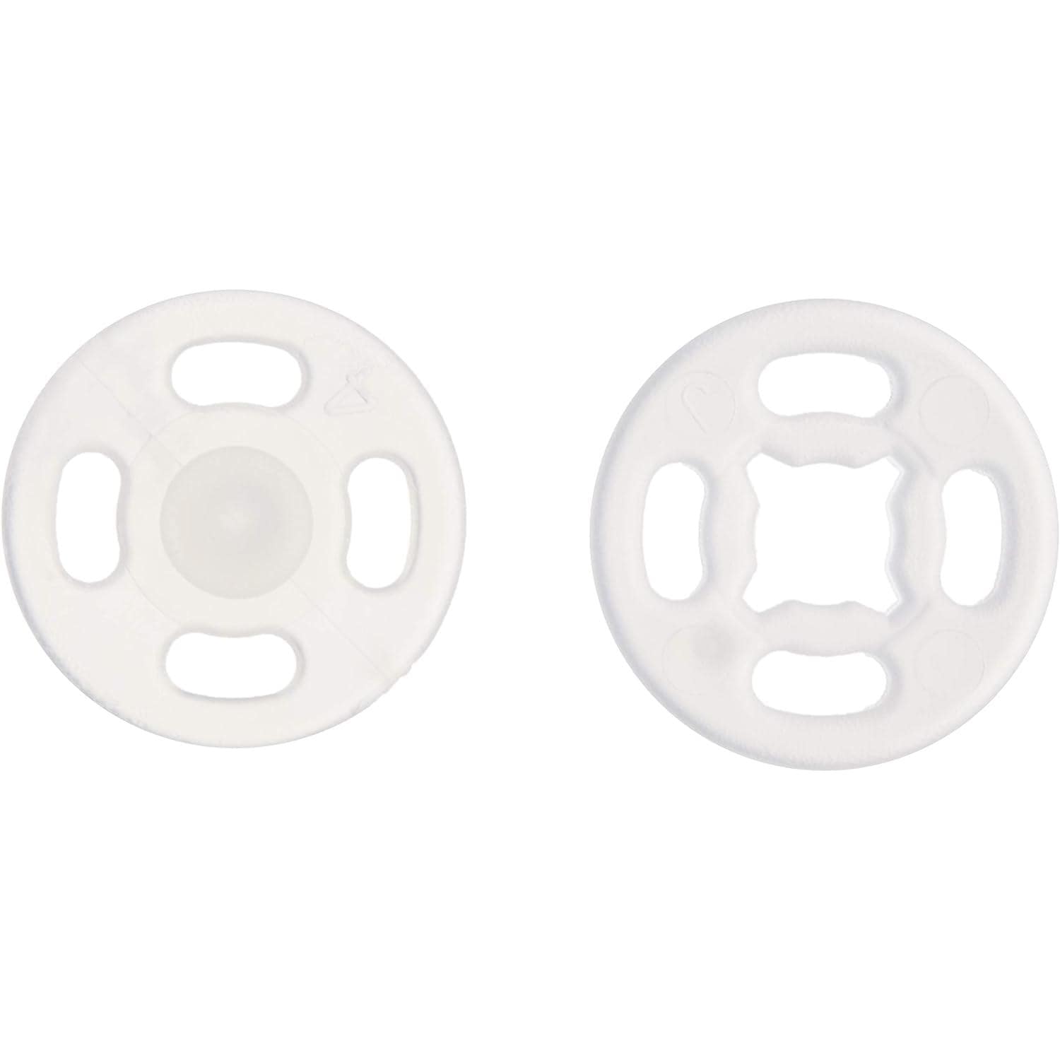 日本紐釦貿易 ナイロンスナップボタン 24組入 φ10mm 白 D40233-10W （ご注文単位1束）【直送品】