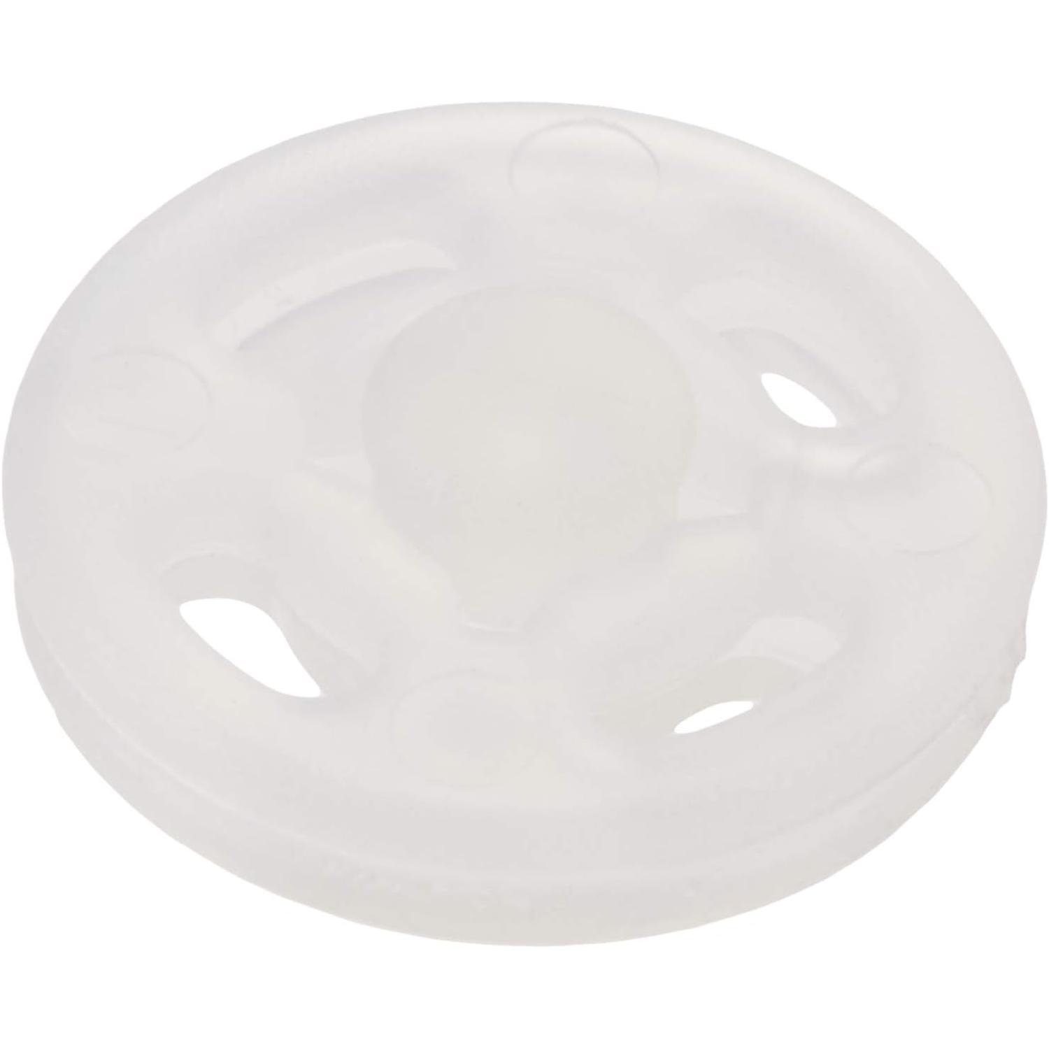 日本紐釦貿易 ナイロンスナップボタン 24組入 φ10mm 白 D40233-10W (ご注文単位1束)【直送品】