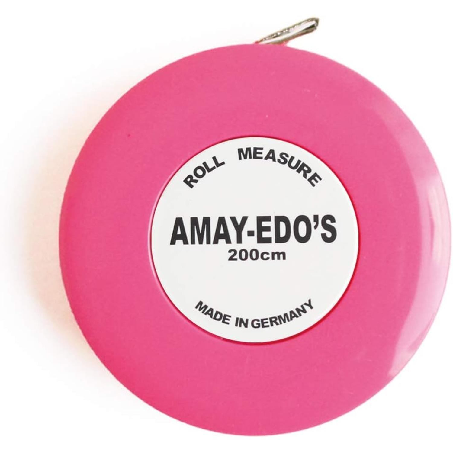 日本紐釦貿易 ヘキストマス ロールメジャー 長さ200cm ピンク 1個 SDY2715 （ご注文単位1巻）【直送品】