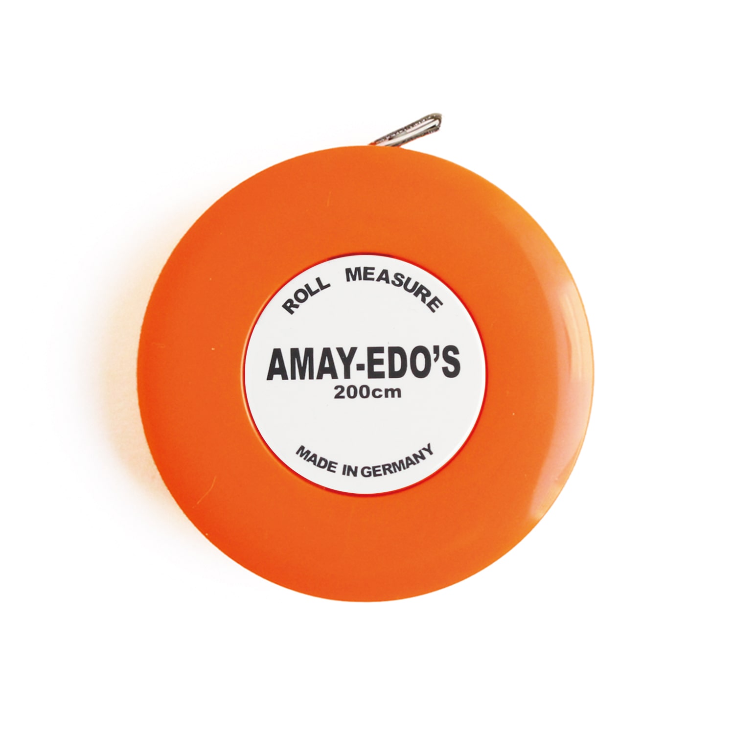 日本紐釦貿易 ヘキストマス ロールメジャー 長さ200cm オレンジ 1個 SDY2716 (ご注文単位1巻)【直送品】