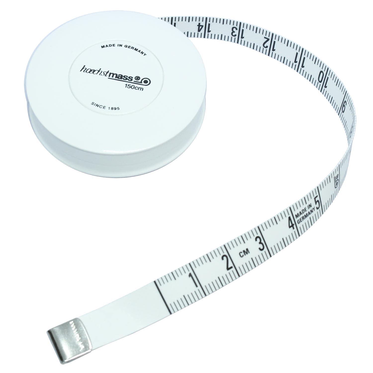 日本紐釦貿易 ヘキストマス ロールメジャー 長さ150cm 白 1個 SDY2760 (ご注文単位1巻)【直送品】