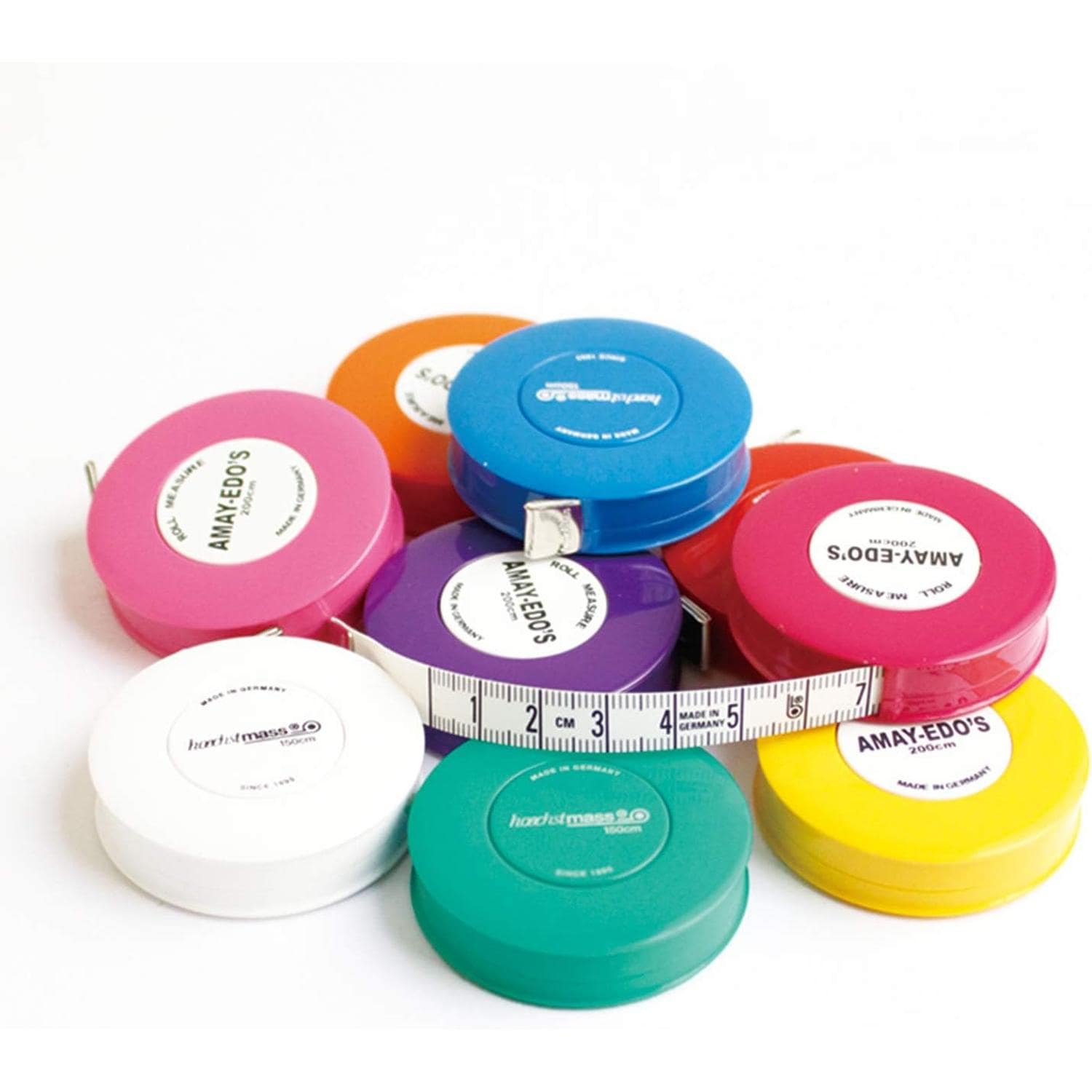 日本紐釦貿易 ヘキストマス ロールメジャー 長さ150cm ピンク 1個 SDY2765 (ご注文単位1巻)【直送品】