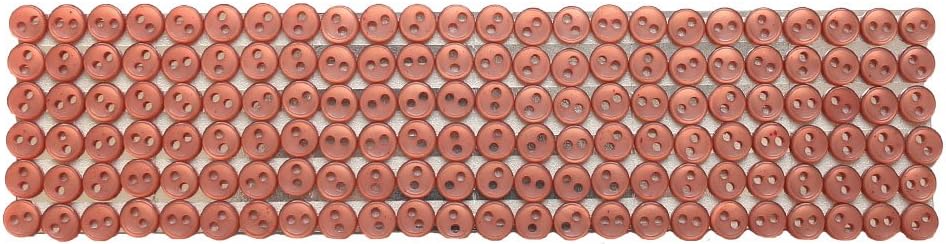 日本紐釦貿易 裏ボタン φ8mm 茶色 CG8-45 （ご注文単位1枚）【直送品】