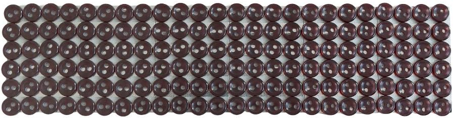 日本紐釦貿易 裏ボタン φ8mm こげ茶 CG8-48 （ご注文単位1枚）【直送品】