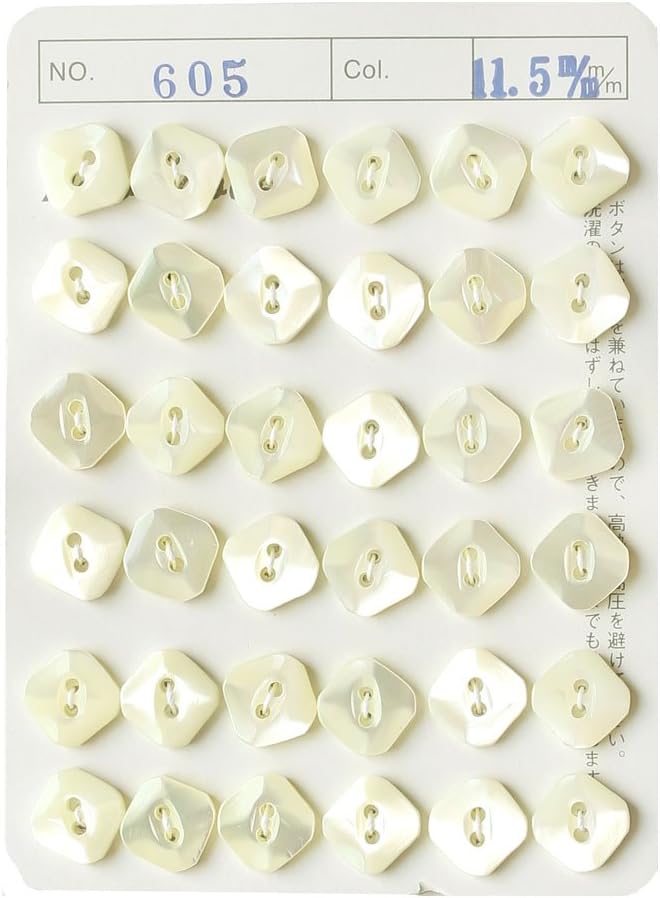 日本紐釦貿易 シェルボタン φ11.5mm IGA605-11 （ご注文単位1枚）【直送品】