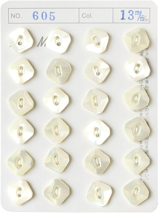 日本紐釦貿易 シェルボタン φ13mm IGA605-13 （ご注文単位1枚）【直送品】