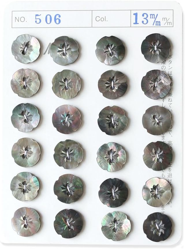 日本紐釦貿易 シェルボタン φ13mm IGA506-13 （ご注文単位1枚）【直送品】