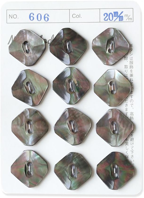 日本紐釦貿易 シェルボタン φ20mm IGA606-20 （ご注文単位1枚）【直送品】