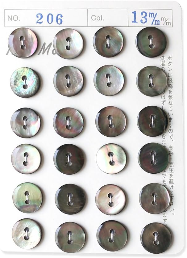 日本紐釦貿易 シェルボタン φ13mm IGA206-13 （ご注文単位1枚）【直送品】