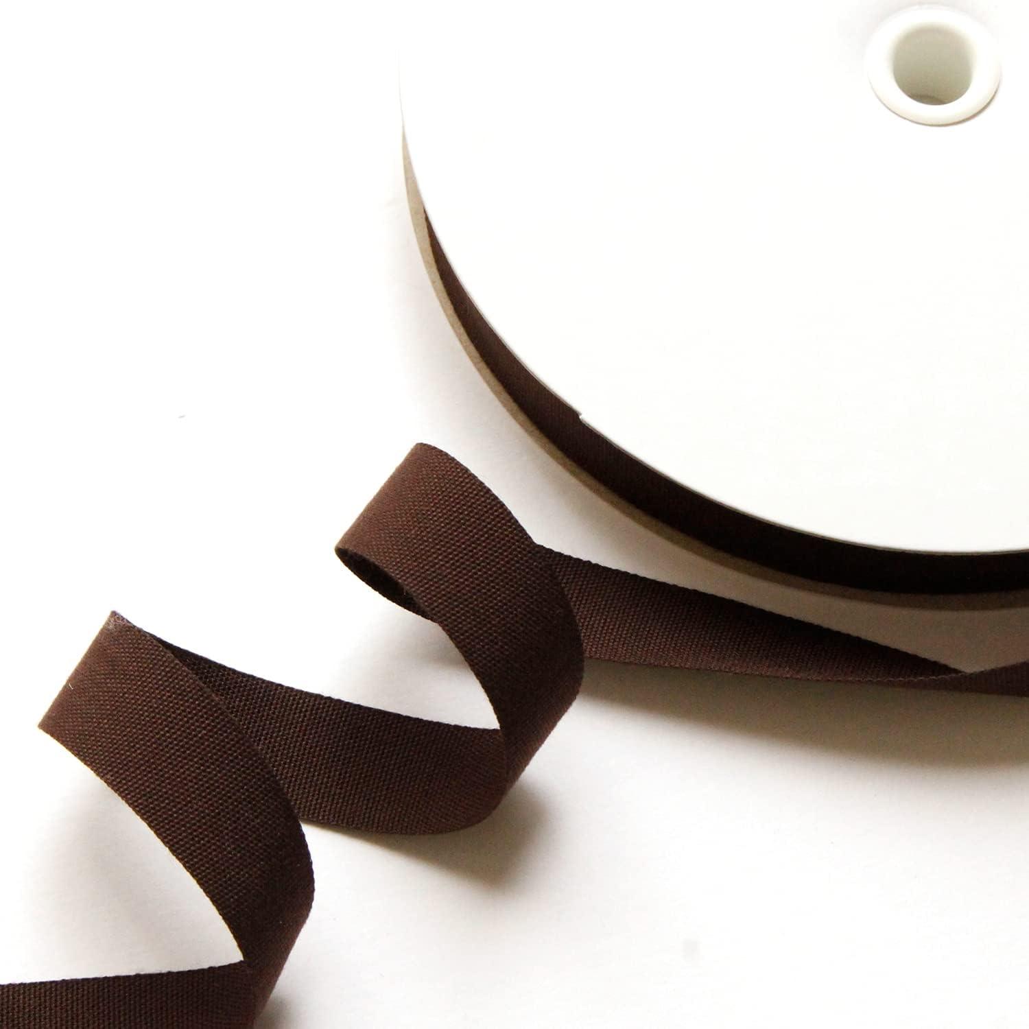 日本紐釦貿易 薄手平織テープ 15mm巾×30m巻 こげ茶 IC1254-15MM-29 （ご注文単位1巻）【直送品】