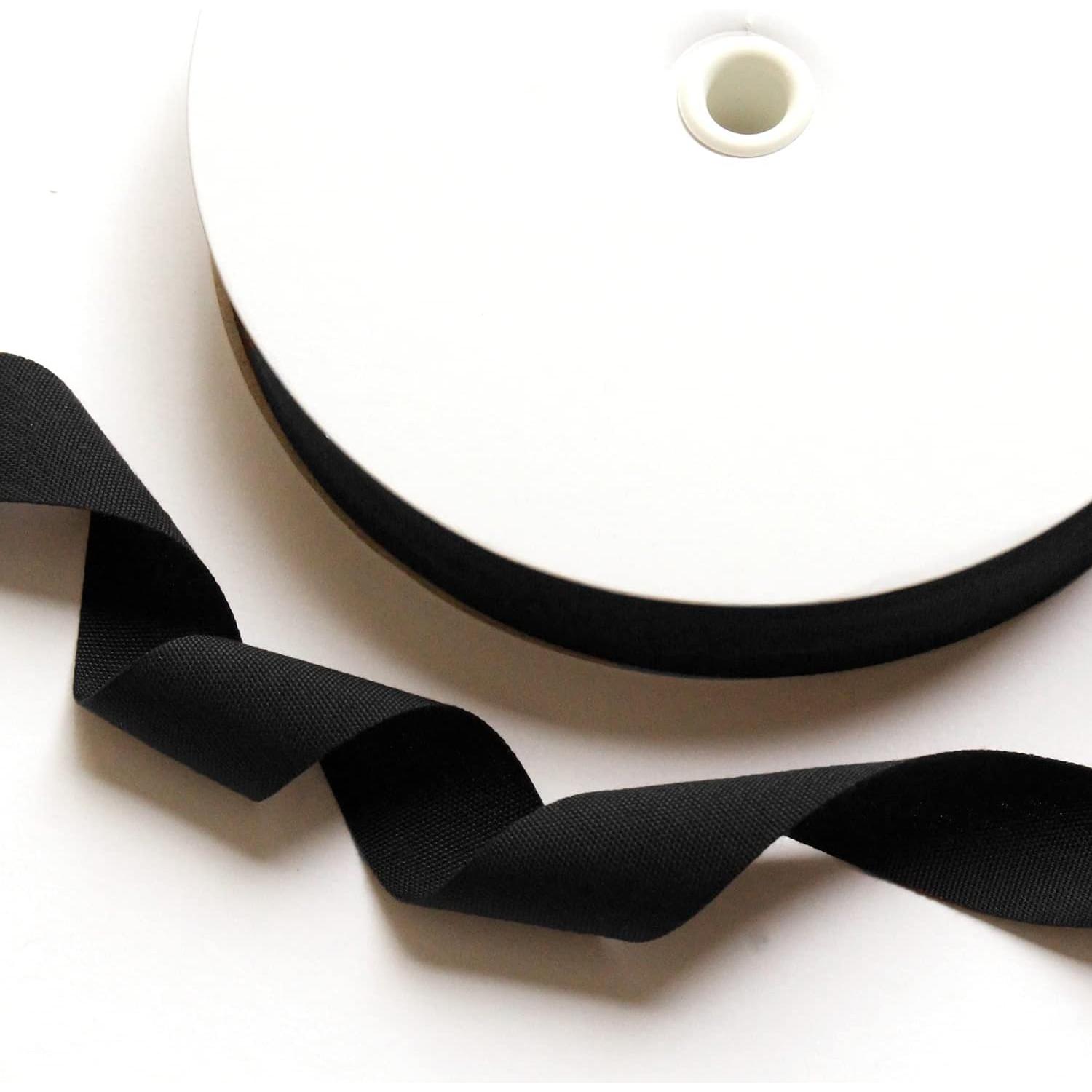 日本紐釦貿易 薄手平織テープ 20mm巾×30m巻 黒 IC1254-20MM-5 （ご注文単位1巻）【直送品】