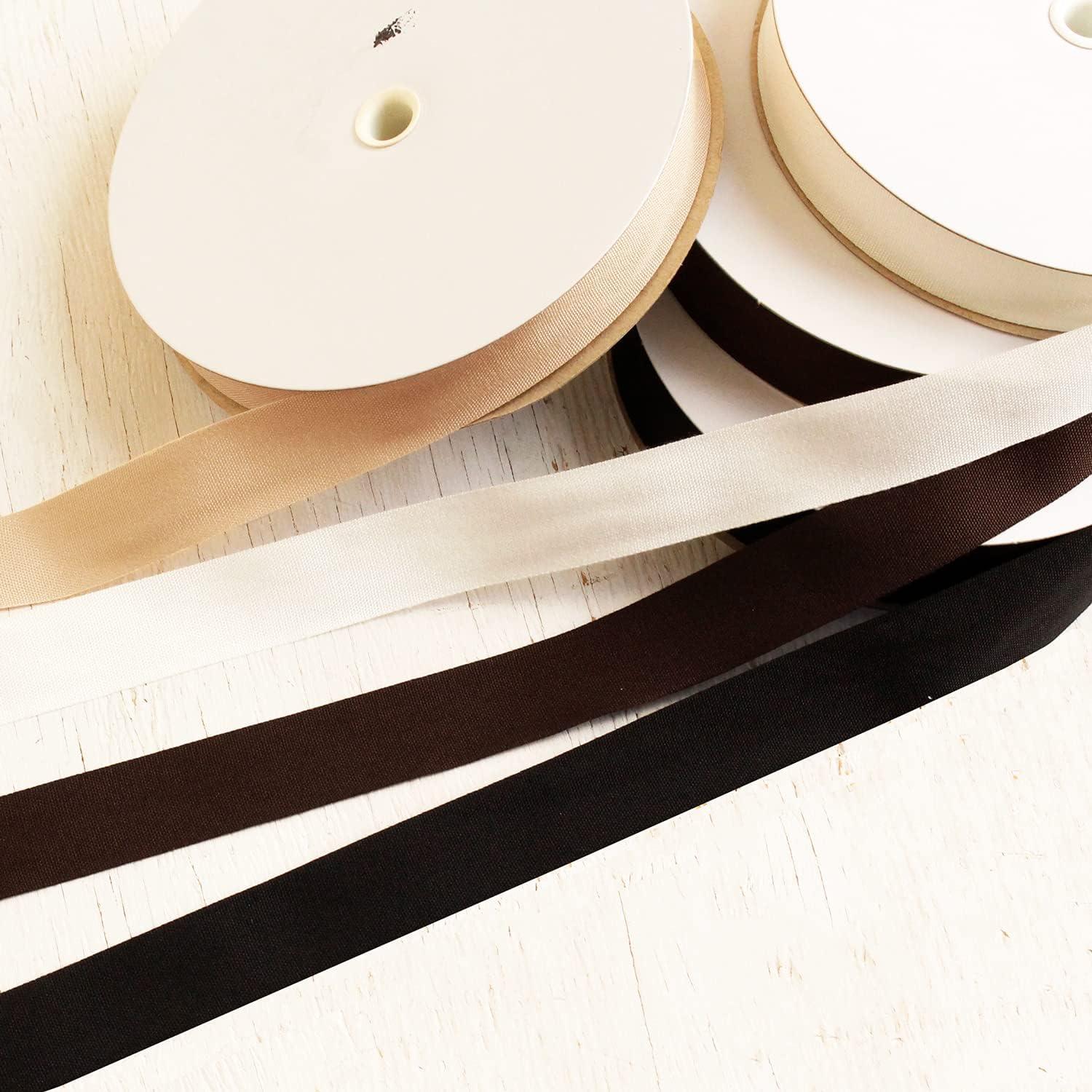 日本紐釦貿易 薄手平織テープ 20mm巾×30m巻 こげ茶 IC1254-20MM-29 (ご注文単位1巻)【直送品】